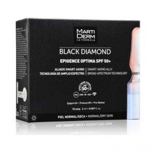 MARTIDERM BLACK DIAMOND EPIGENCE OPTIMA Ampollas Ultra Hidratantes SPF50+ para Piel Normal-Seca - 30 x 2 ml