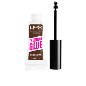 NYX PROFESSIONAL MAKE UP The Brow Glue Gel para Cejas - #Castaño Oscuro 5 g