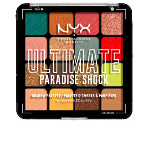 NYX PROFESSIONAL MAKE UP ULTIMATE PARADISE SHOCK Paleta de Sombras 16 Colores 0,8 gr