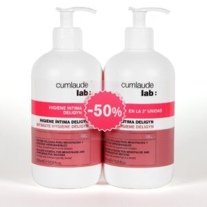 CUMLAUDE LAB DELIGYN Gel Suave para Higiene Íntima - Pack Doble 2 x 500 ml