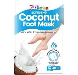 Mascarilla para Pies de Coco 7TH HEAVEN - 1 Unidad