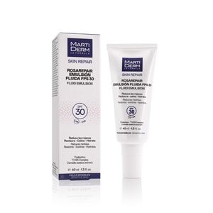 MARTIDERM Emulsión Fluida Reparadora Rosarépair SPF30 - 40 ml