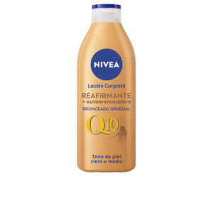 NIVEA Q10+ Loción Corporal Reafirmante y Autobronceadora 400 ml