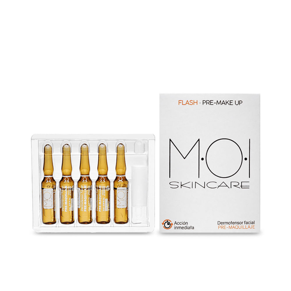 MOI Flash Pre-Makeup Ampollas Dermotensoras 10 x 2 ml - Efecto Lifting Instantáneo