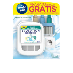 AMBI PUR 3VOLUTION Ambientador + Recambio Frescura Limpia 20 ml