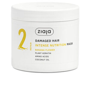 ZIAJA Mascarilla Capilar Nutritiva de Flor de Banana - Hidratación Intensa 350 ml