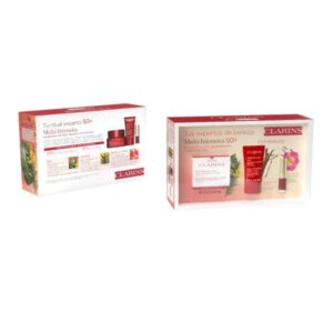 CLARINS Set Multi Intensivo de Cuidado Facial con SPF15 - Crema de Día, Crema de Noche y Aceite de Labios