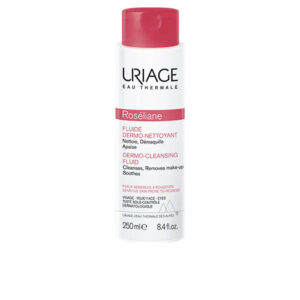 URIAGE ROSELIANE - Limpiador Facial Suavizante Anti-Rojeces con Caléndula, Rosa y Aceite de Albaricoque 250 ml