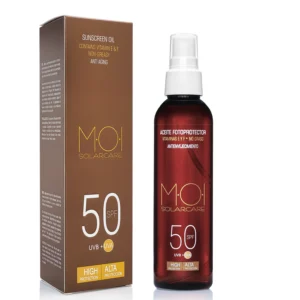 MOI Aceite Fotoprotector Antienvejecimiento 150 ml - Protección Solar y Juventud Radiante