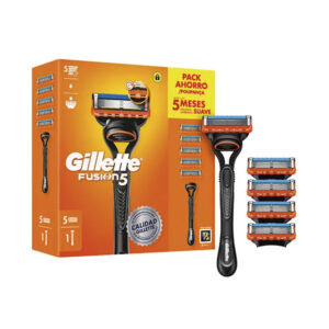 Gillette FUSION 5 Pro Kit: Máquina + 5 Recambios