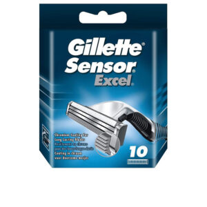 GILLETTE SENSOR EXCEL Pack de 10 Cuchillas de Recambio