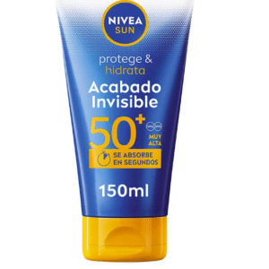 SUN PROTEGE & HIDRATA loción solar acabado invisible SPF50+ 150 ml