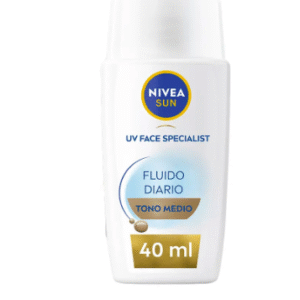 SUN FLUIDO DIARIO protección facial SPF50+ #tono medio 40 ml
