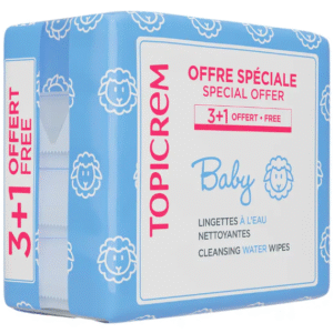 BABY toallitas limpiadoras al agua 4 x 60 u