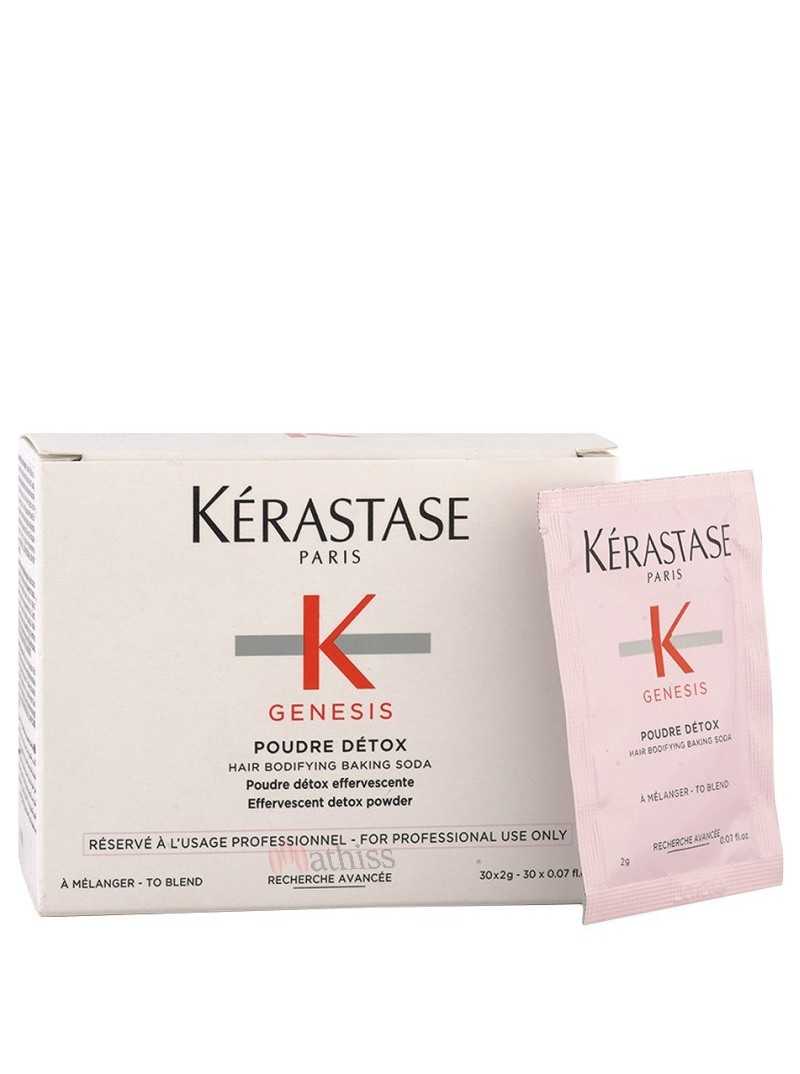 KERASTASE GENESIS POUDA DÉTOX 30X2G - Limpieza Profunda y Fortalecimiento