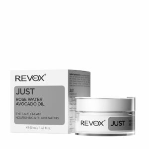 REVOX B77 Crema de Ojos Cuidado con Agua de Rosas y Aceite de Aguacate, 50 ml