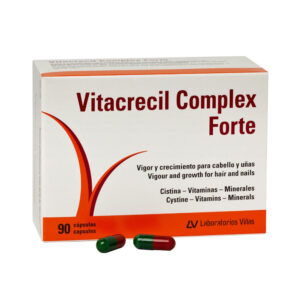VITACRECIL COMPLEX FORTE Cabello y Uñas – Cápsulas, 90 u