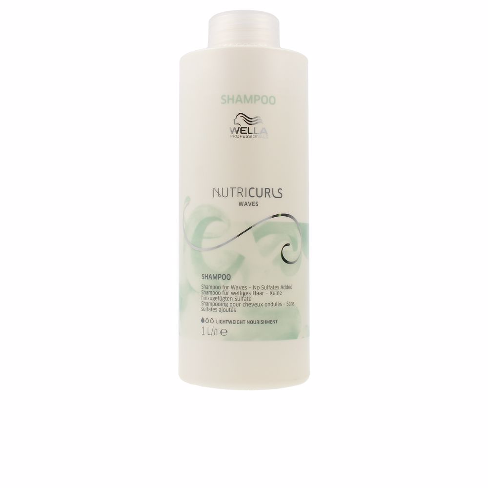Wella Professionals Nutricurls Champú para Cabello Rizado y Ondulado 1000 ml