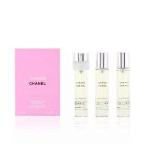 CHANEL Chance Eau Fraiche Eau de Toilette Twist & Spray 3 Recargas 3 x 20 ml