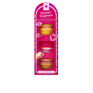 REVOLUTION MAKE UP I HEART MANTECA CORPORAL ESTUCHE 3 PZ CINNAMON SWIRL 65 ML + CANDY CANE 65 ML + TROPICAL CARAMEL 65 ML