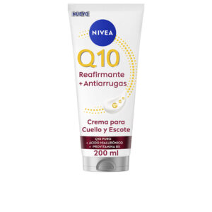NIVEA Q10+ Reafirmante Crema Antiarrugas Cuello y Escote 200 ml