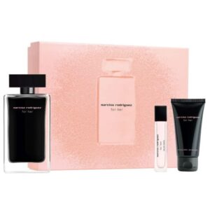 Narciso Rodríguez For Her Estuche 3 pzas: Eau de Toilette 100 ml + Loción Corporal 50 ml + Eau de Toilette 10 ml