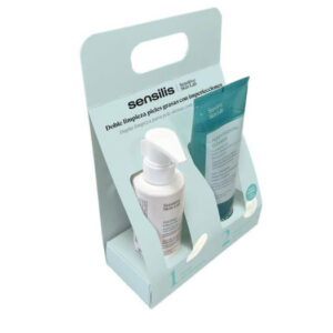 SENSILIS DOBLE LIMPIEZA PIELES GRASAS ESSENTIAL ESTUCHE 2 PZ – GEL LIMPIADOR FACIAL 200 ML + GEL-ACEITE LIMPIADOR FACIAL 150 ML