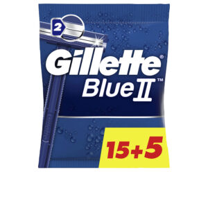 Gillette Blue II - Cuchillas de Afeitar Desechables, 20 Unidades