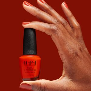 OPI NAIL LACQUER - Colección What's Your Mannitude - Esmalte de uñas #Totally Red-ical 15 ml