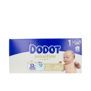 DODOT Sensitive RN Pañales Talla 1 (2-5 kg) - 84 unidades