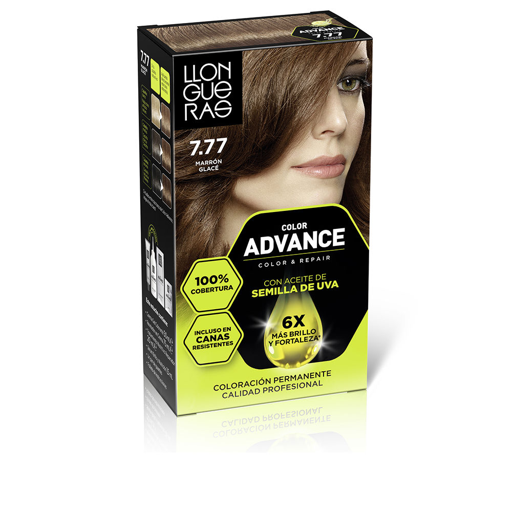 LLONGUERAS COLOR ADVANCE #7,77 - Marrón glacé 1 u