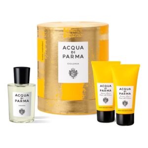 ACQUA DI PARMA Estuche de Colonia 3 pz – Eau de Cologne 100 ml + Gel de Ducha 75 ml + Loción Corporal 75 ml
