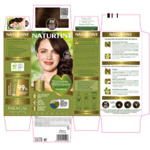 NATURTINT Tinte sin amoniaco #4W Castaño Oscuro Radiante 170 ml