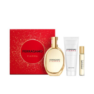 Salvatore Ferragamo Fiamma Estuche 3 Piezas: Eau de Parfum Vaporizador 100 ml + Loción Corporal 50 ml + Eau de Parfum Vaporizador 15 ml
