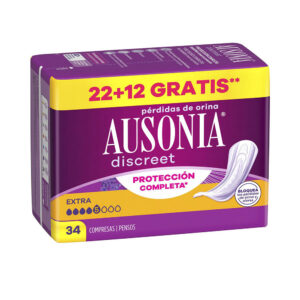 AUSONIA DISCREET Compresas de Incontinencia Extra, 34 Uds