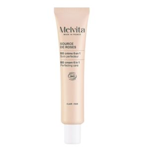 MELVITA Source de Roses BB Cream - Crema tratamiento 6 en 1, 40 ml