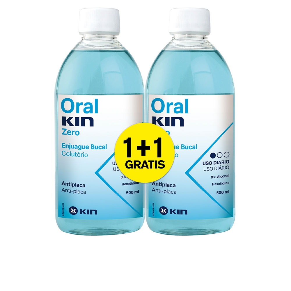 KIN ORALKIN ZERO Enjuague Bucal 2 x 500 ml - Lote 2 pz