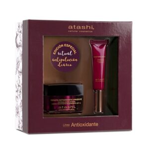 ATASHI Ritual Antioxidante Hidratante Facial – Estuche 2 pz (Crema Facial 50 ml + Contorno de Ojos 15 ml)