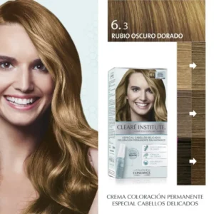 CLEARÉ INSTITUTE COLOUR CLINUANCE Retocador Instantáneo para Canas, Raíces y Cejas – Rubio Oscuro, 10 ml
