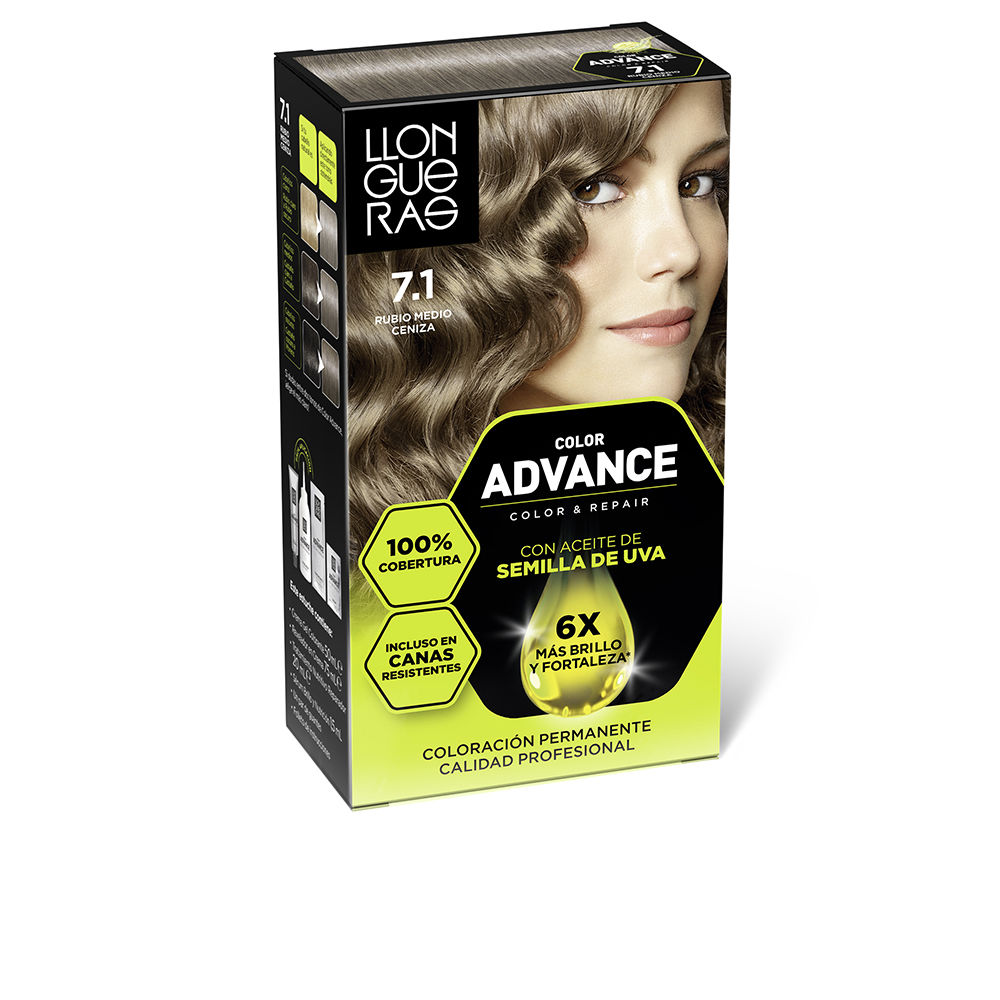 LLONGUERAS COLOR ADVANCE #7,1 Rubio Ceniza 1 u