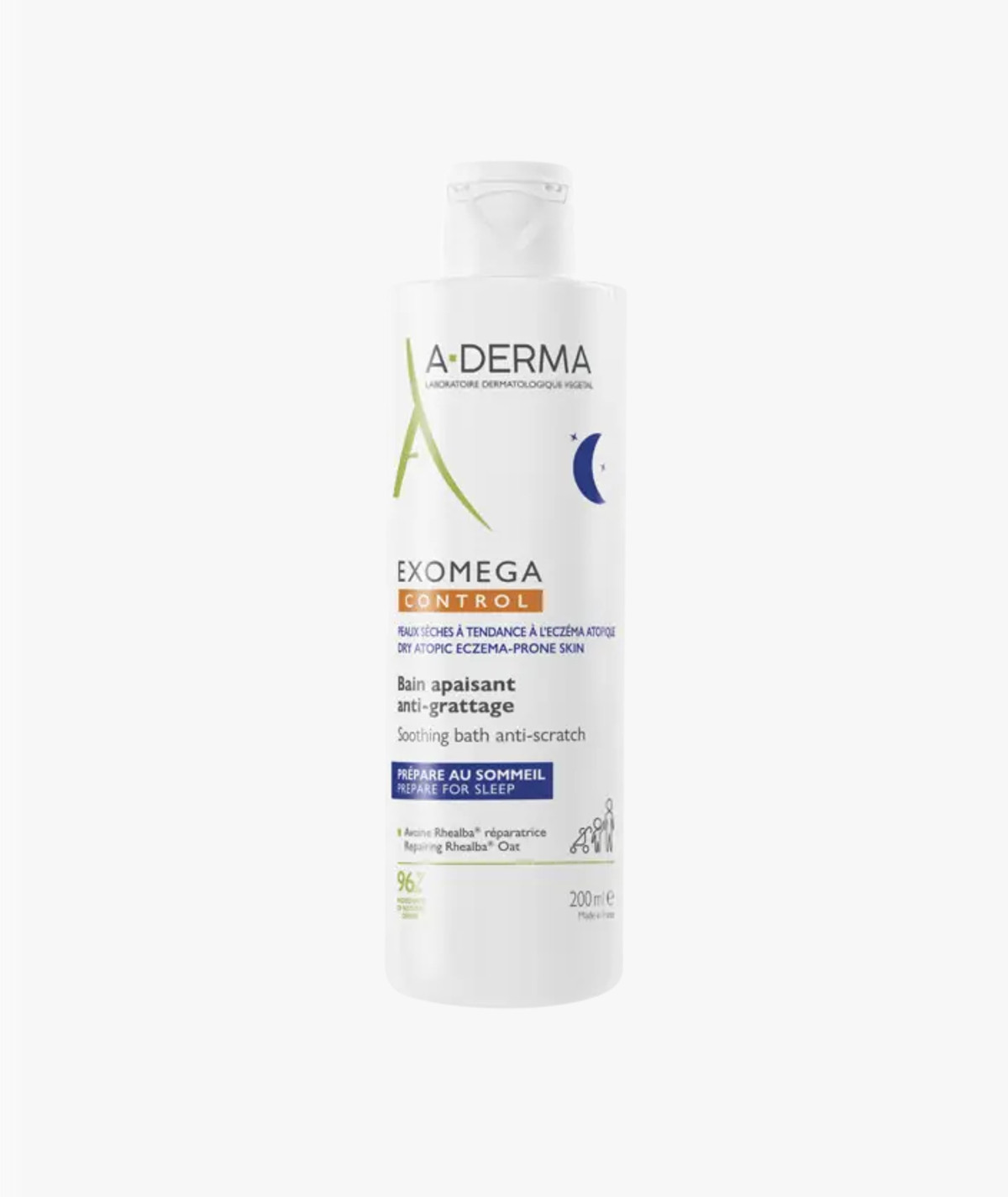 A-DERMA EXOMEGA CONTROL Baño Calmante Antipicor 200 ml