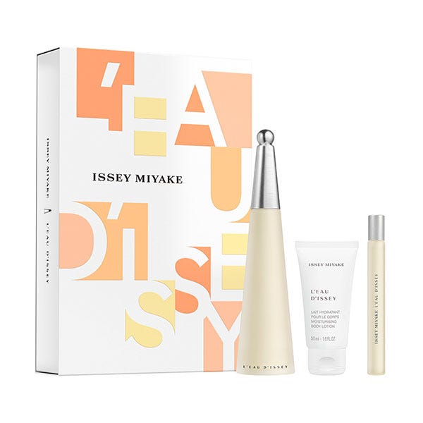 ISSEY MIYAKE L'EAU D'ISSEY Estuche 3 pz: EDT 100 ml + Loción corporal 50 ml + EDT 10 ml
