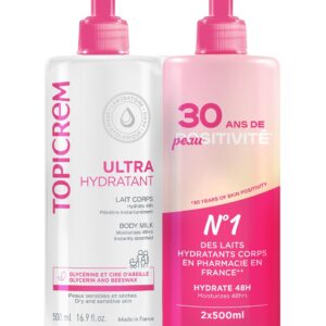 TOPICREM UH Leche Ultra Hidratante Corporal Pack 2 x 500 ml