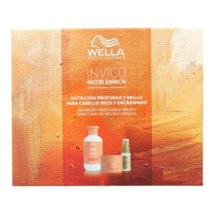 Wella Professionals Nutri-Enrich Pack Nutrición Profunda – Champú 300 ml + Mascarilla 150 ml + Aceite Capilar 30 ml (3 pzas)