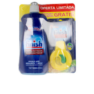 FINISH Abrillantador Lavavajillas 500 ml + Ambientador Lavavajillas 2 uds
