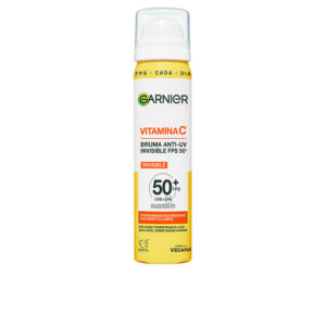 GARNIER Vitamina C Bruma Anti-UV Invisible SPF50+ Previene Manchas Oscuras e Ilumina 75 ml