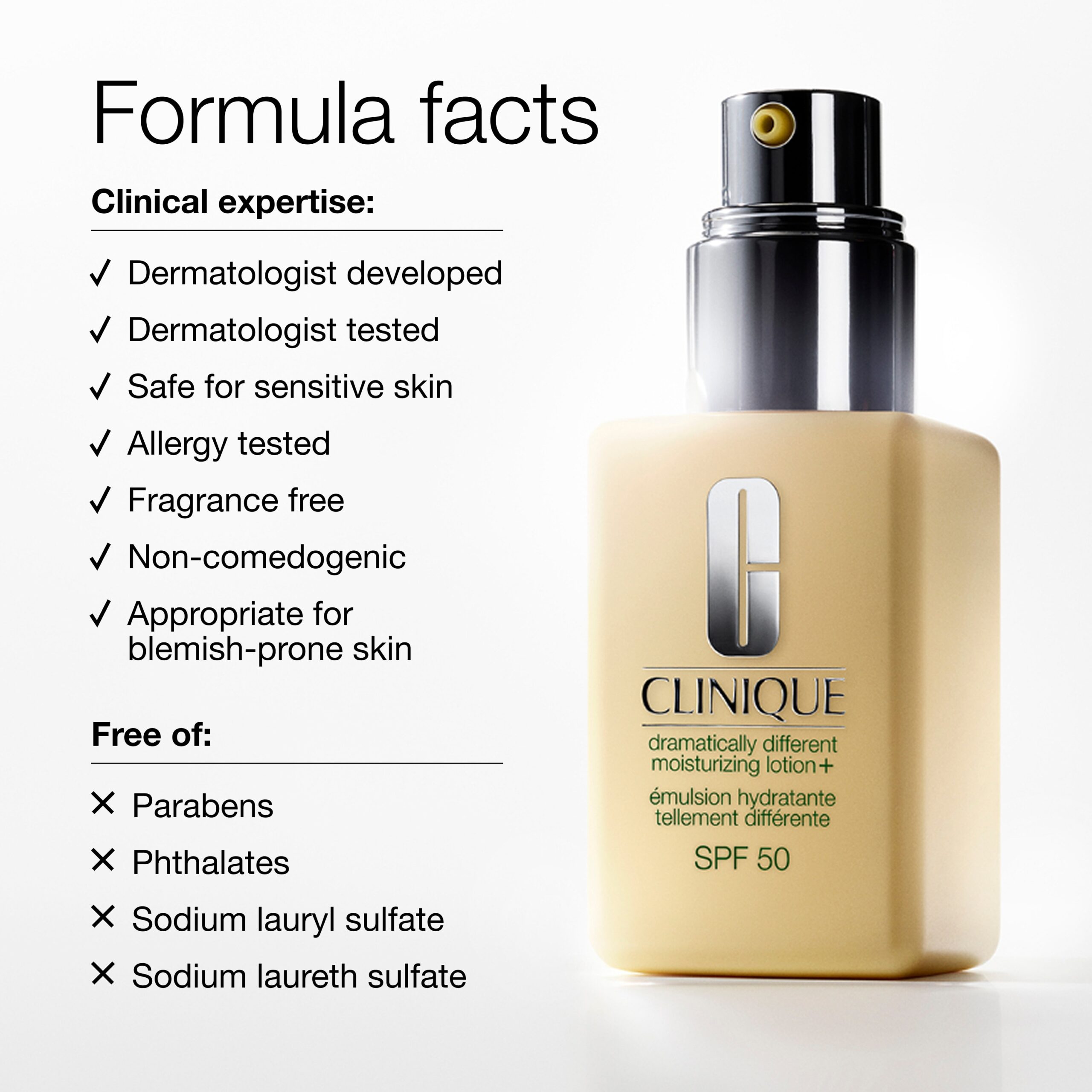 CLINIQUE Dramatically Different Moisturizing Lotion+ SPF 50 75 ml