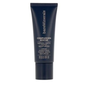 BareMinerals Complexion Rescue - Crema hidratante natural con color mate SPF30, tono 3.5-Cashew, 35 ml
