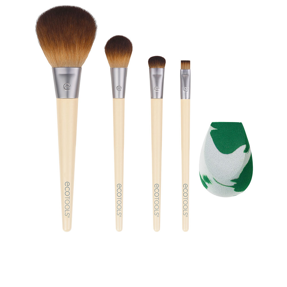 ECOTOOLS THE CORE FIVE LOTE 5 pz – 4 brochas + esponja