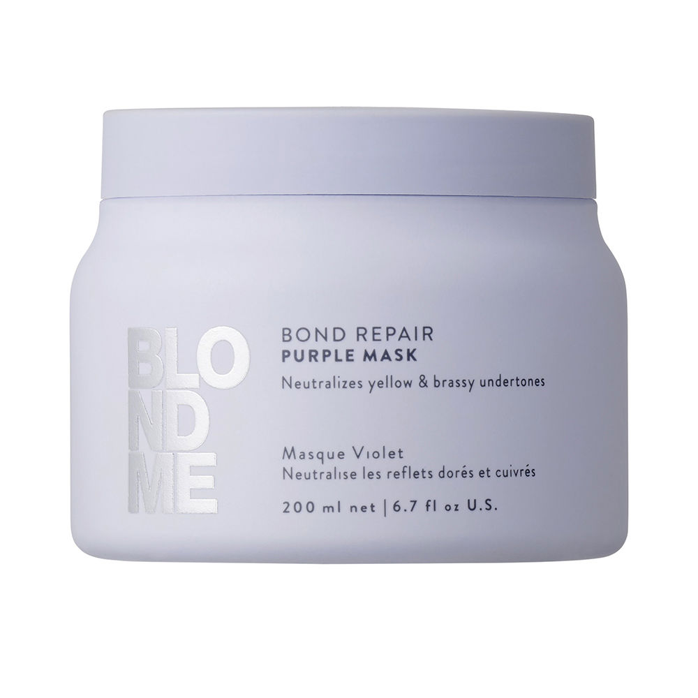 Schwarzkopf BLONDME Bond Repair Tratamiento Morado 200 ml
